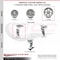 Service Caster 6 Inch V-Groove Semi Steel Caster Set with Roller Bearings 2 Swivel 2 Rigid SCC SCC-20S620-VGR-2-R-2 - alternate 7